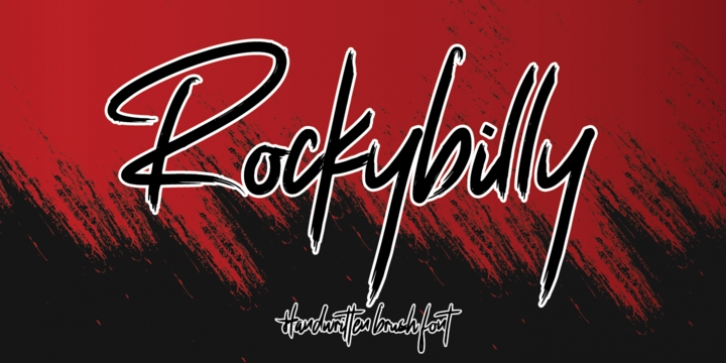 Rockybilly font preview