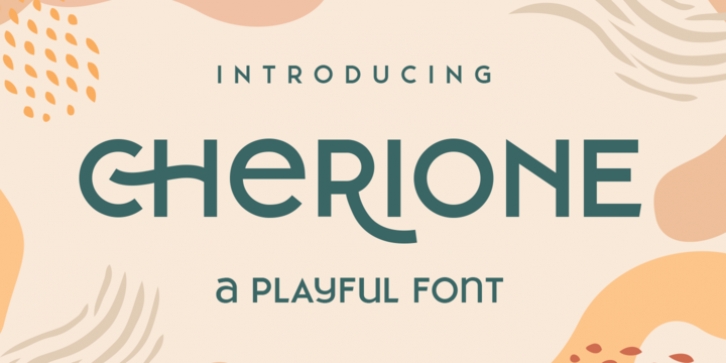 Cherione font preview