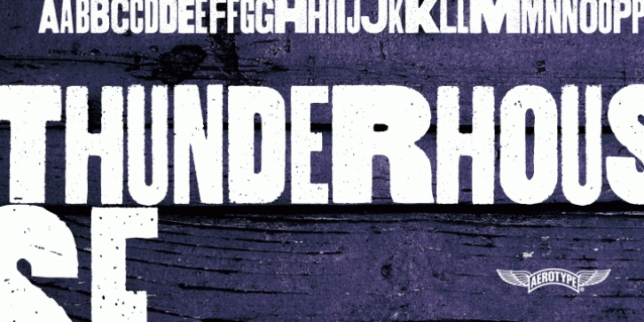 Thunderhouse Pro font preview