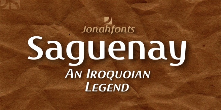 Saguenay font preview