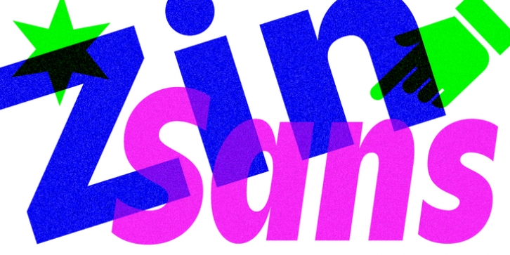 Zin Sans font preview