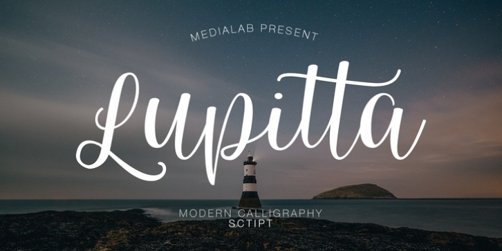 Lupitta font preview