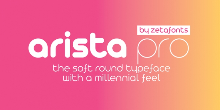 Arista Pro font preview