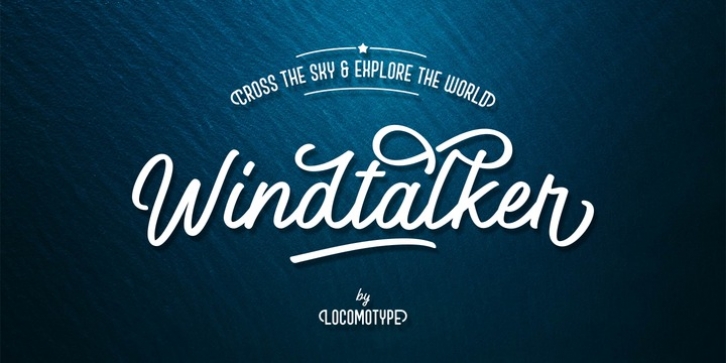 Windtalker font preview
