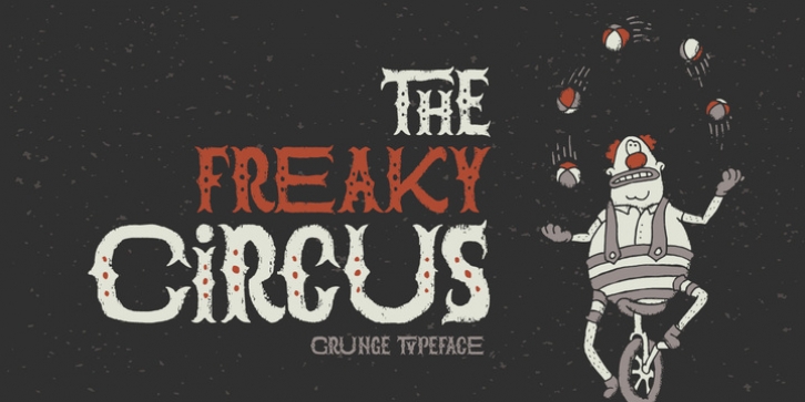 The Freaky Circus font preview