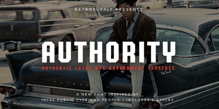 Authority font preview