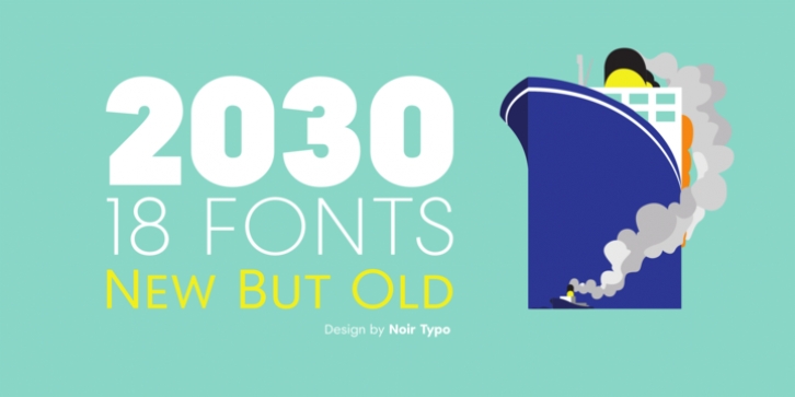 2030 font preview