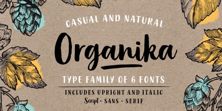 Organika font preview
