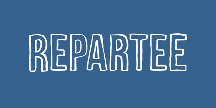 Repartee font preview