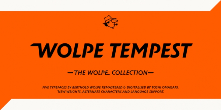 Wolpe Tempest font preview