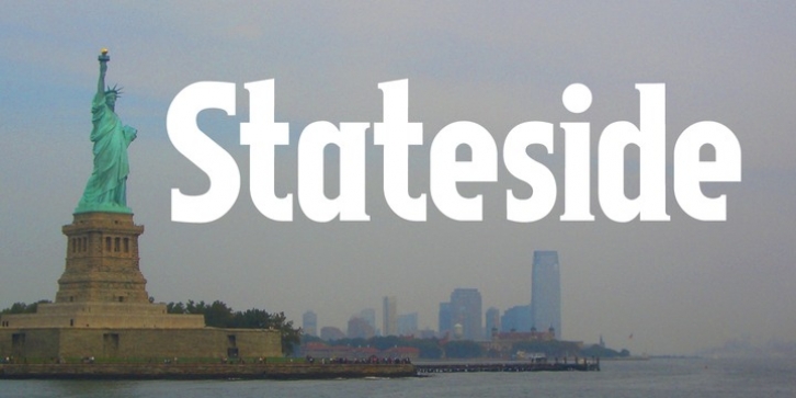 Stateside font preview