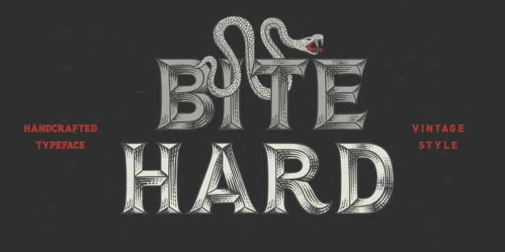 Bite Hard font preview