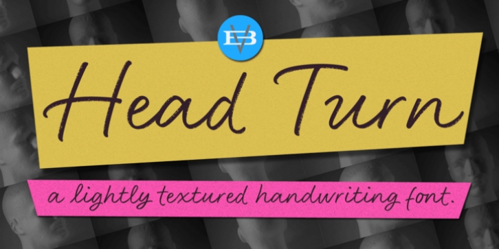 Head Turn font preview