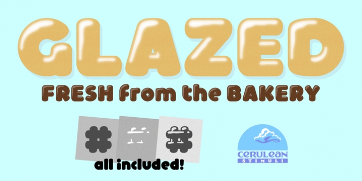 Glazed font preview