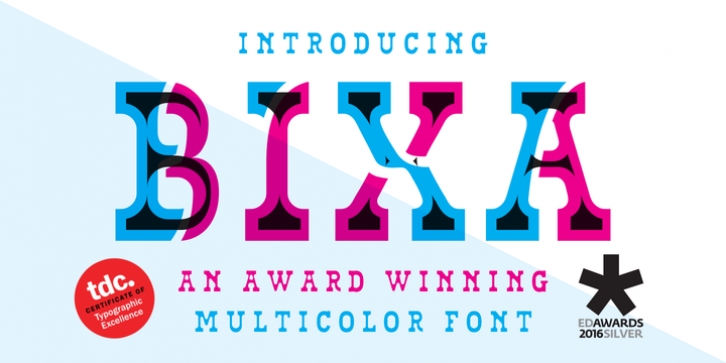 Bixa font preview