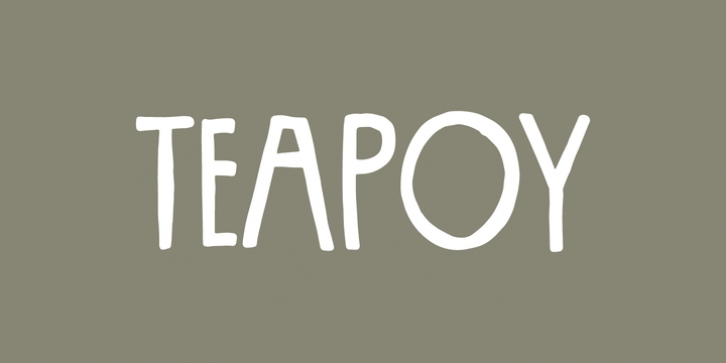 Teapoy font preview