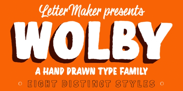 Wolby font preview