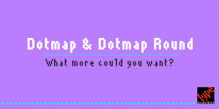 Dotmap font preview