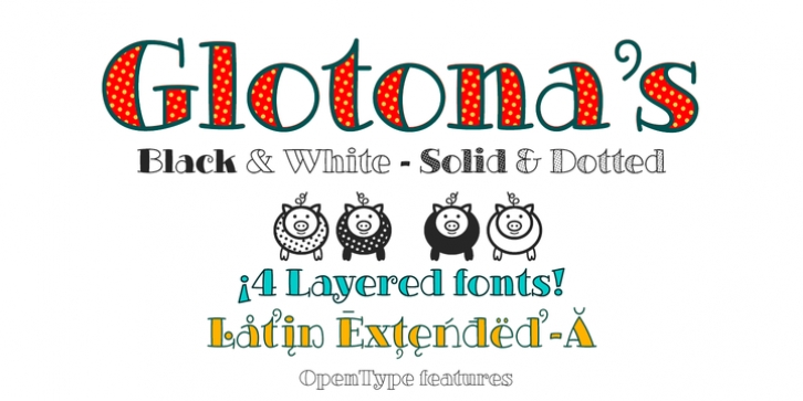 Glotona font preview