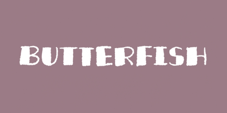 Butterfish font preview