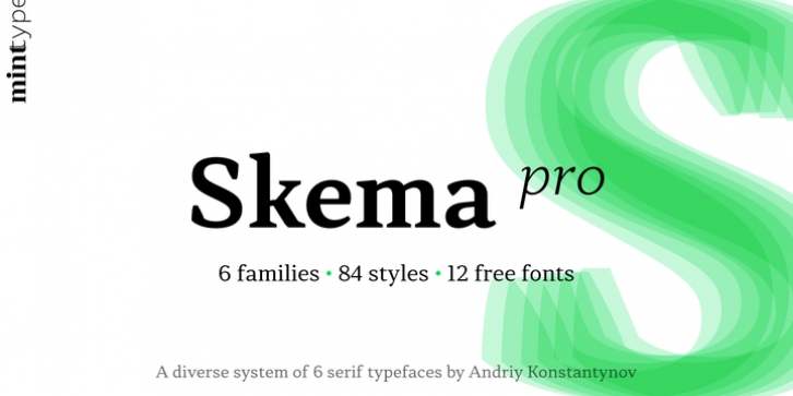 Skema Pro font preview