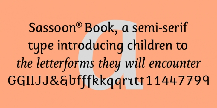 Sassoon Book font preview