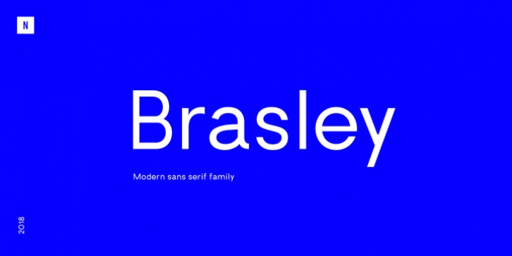 Brasley font preview