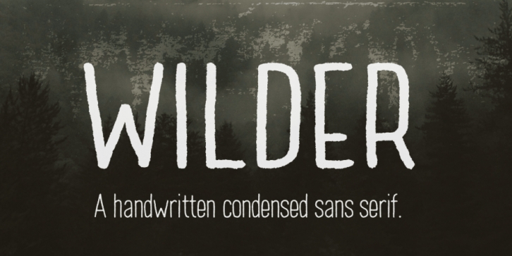 Wilder font preview