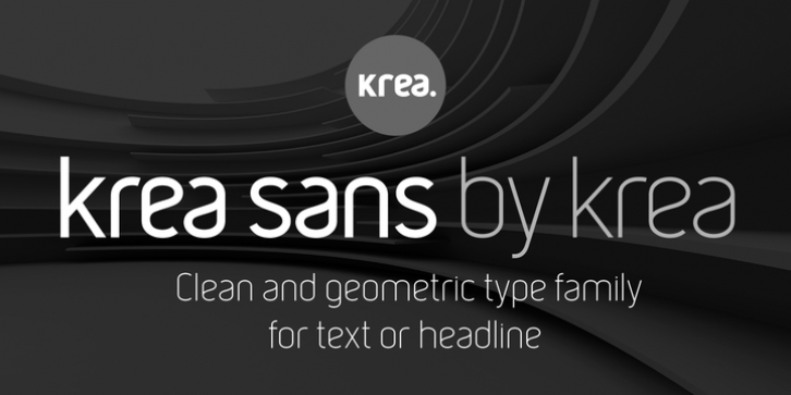 Krea Sans font preview