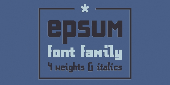 Epsum font preview