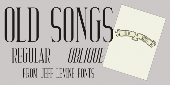 Old Songs JNL font preview