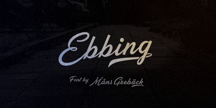 Ebbing font preview