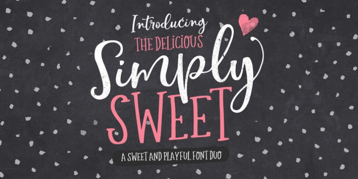 Simply Sweet font preview