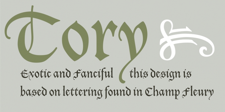 Tory font preview