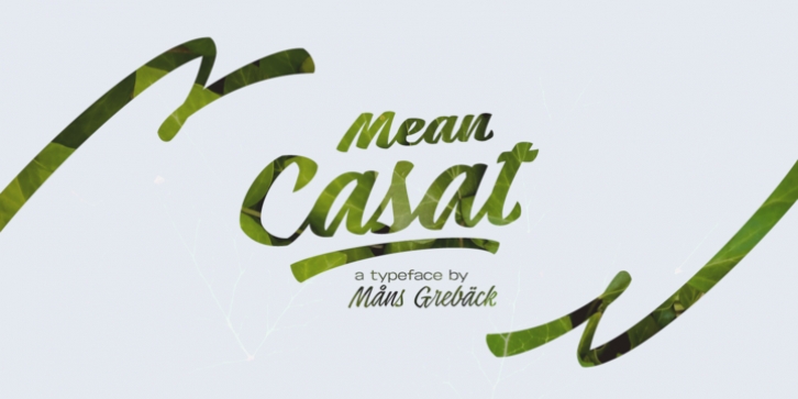 Mean Casat font preview