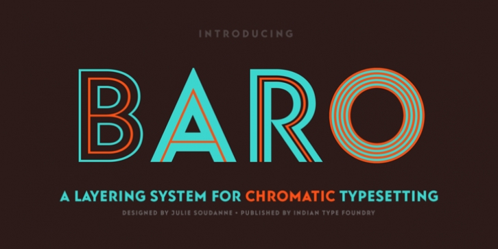 Baro font preview