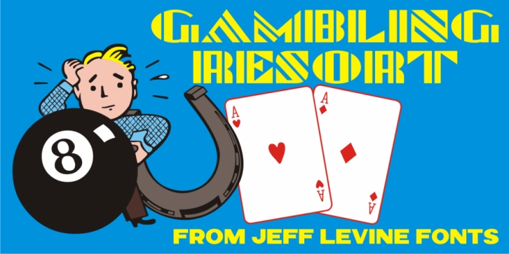 Gambling Resort JNL font preview