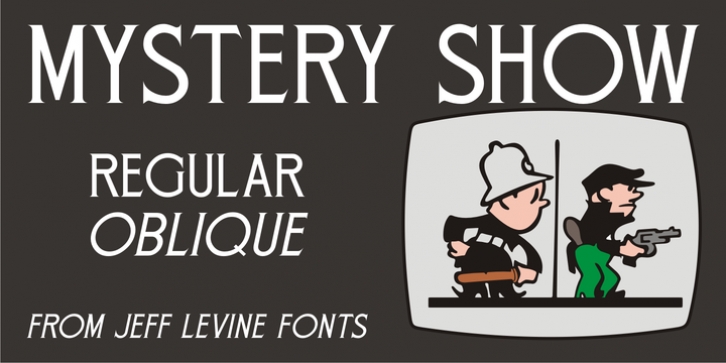 Mystery Show JNL font preview