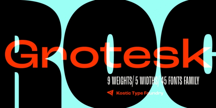 Roc Grotesk font preview
