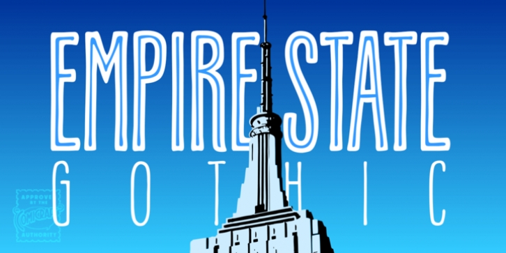 Empire State Gothic font preview