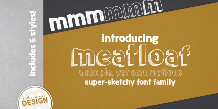 Meatloaf font preview
