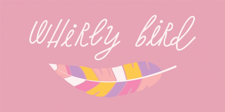 Whirly Birds font preview