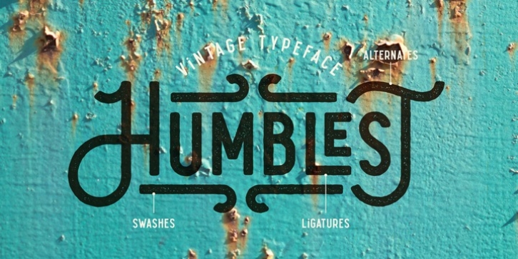 Humblest font preview