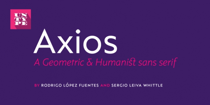 Axios font preview