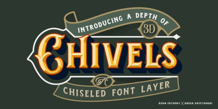 Chivels font preview