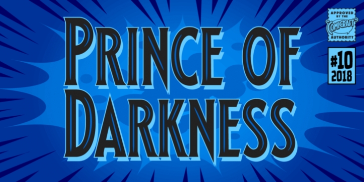 Prince Of Darkness font preview