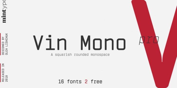 Vin Mono Pro font preview