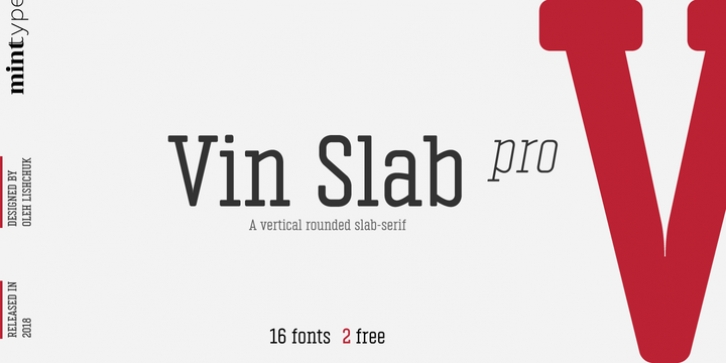 Vin Slab Pro font preview