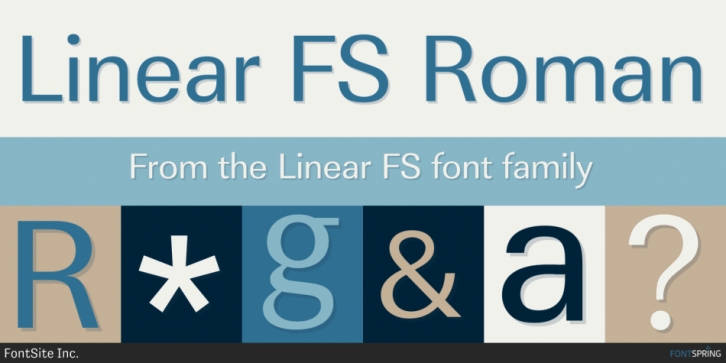 Linear FS font preview