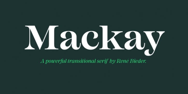 Mackay font preview